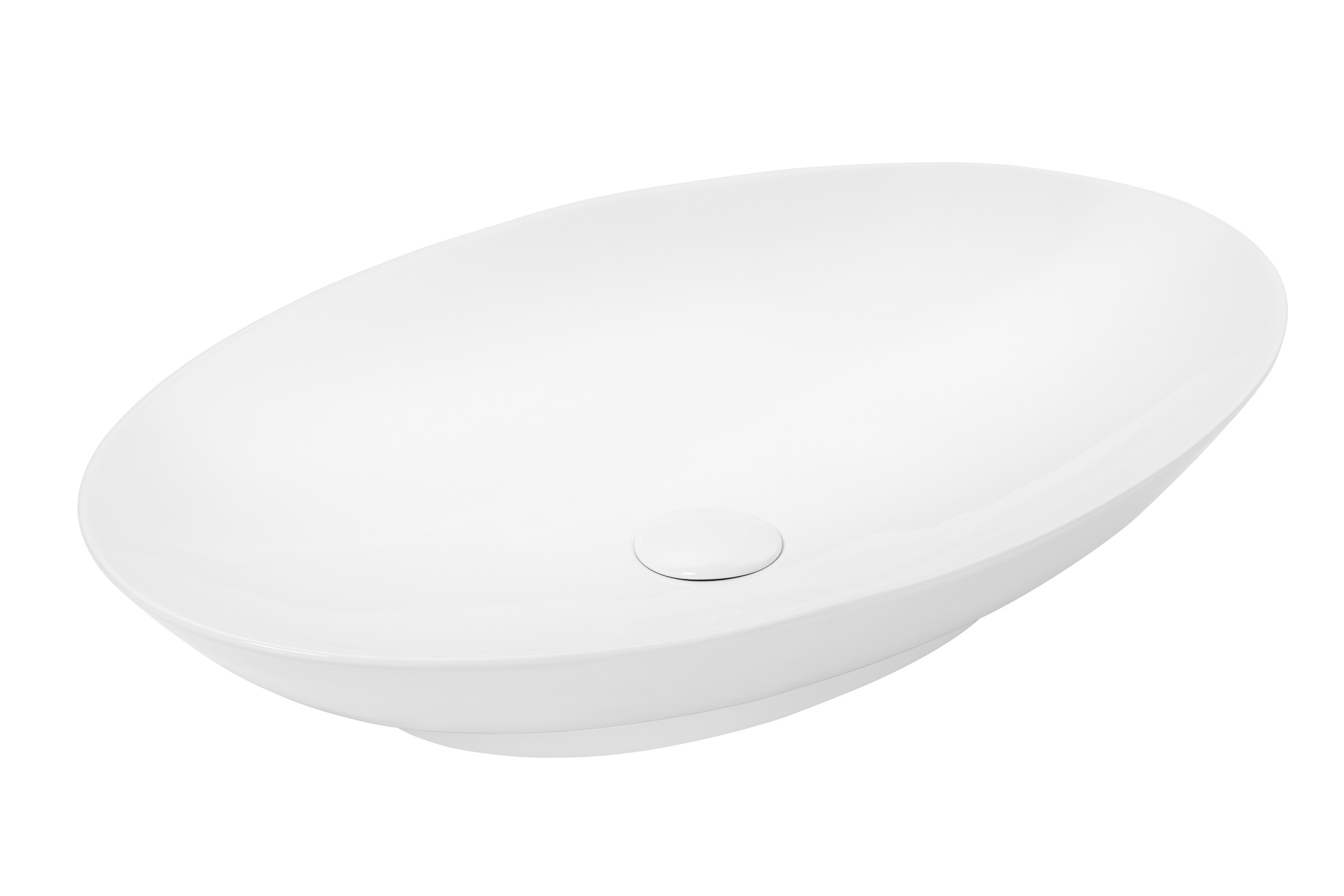 Darmowa Dostawa - Umywalka 67.5x42 cm owalna biały Uptrend Mona TR41280