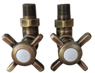 Darmowa Dostawa - Zawór grzejnikowy mosiądz Imers Retro A00344