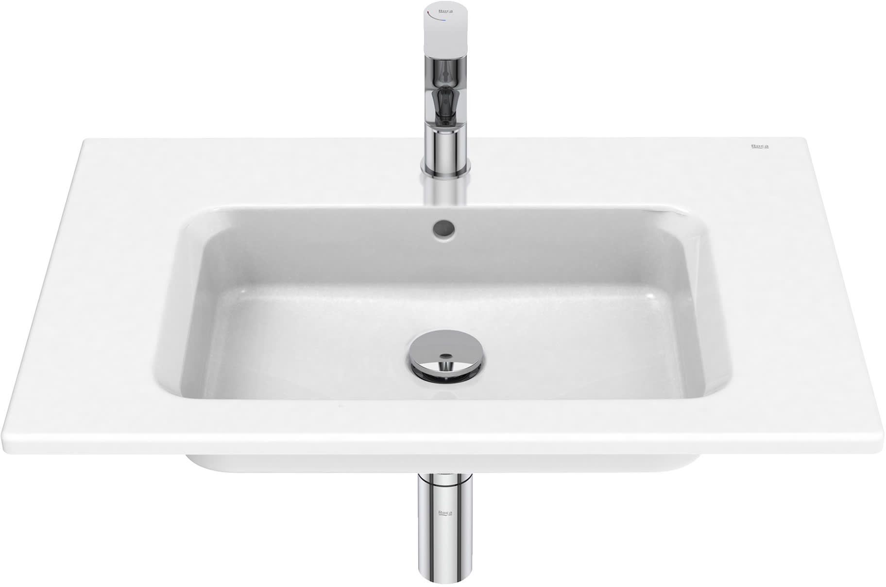 Darmowa Dostawa - Umywalka 70x46 cm prostokątna meblowa biała Roca Gap A3279A7000