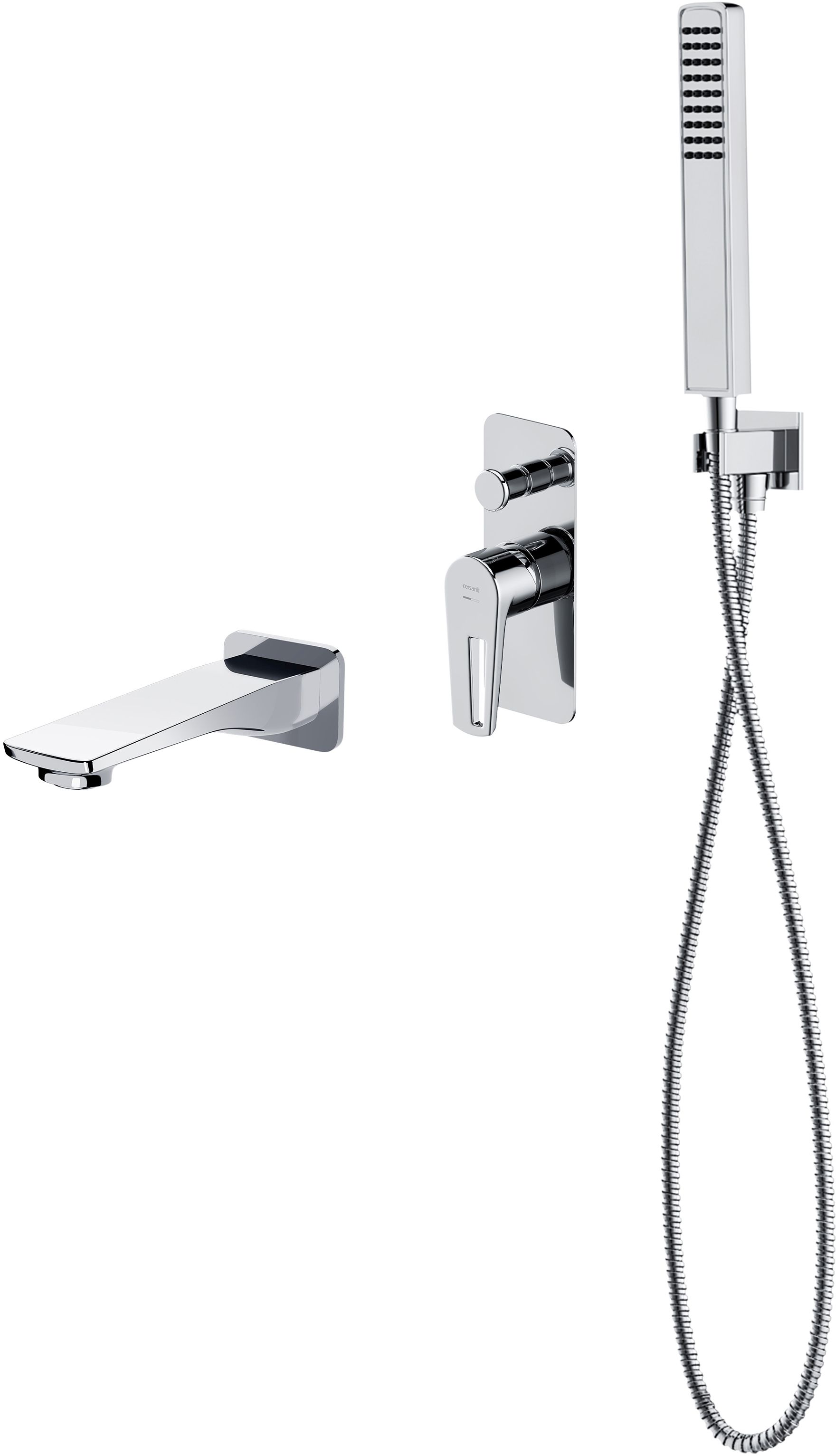 Darmowa Dostawa - Zestaw wannowo-prysznicowy podtynkowy chrom Cersanit Mille S952037