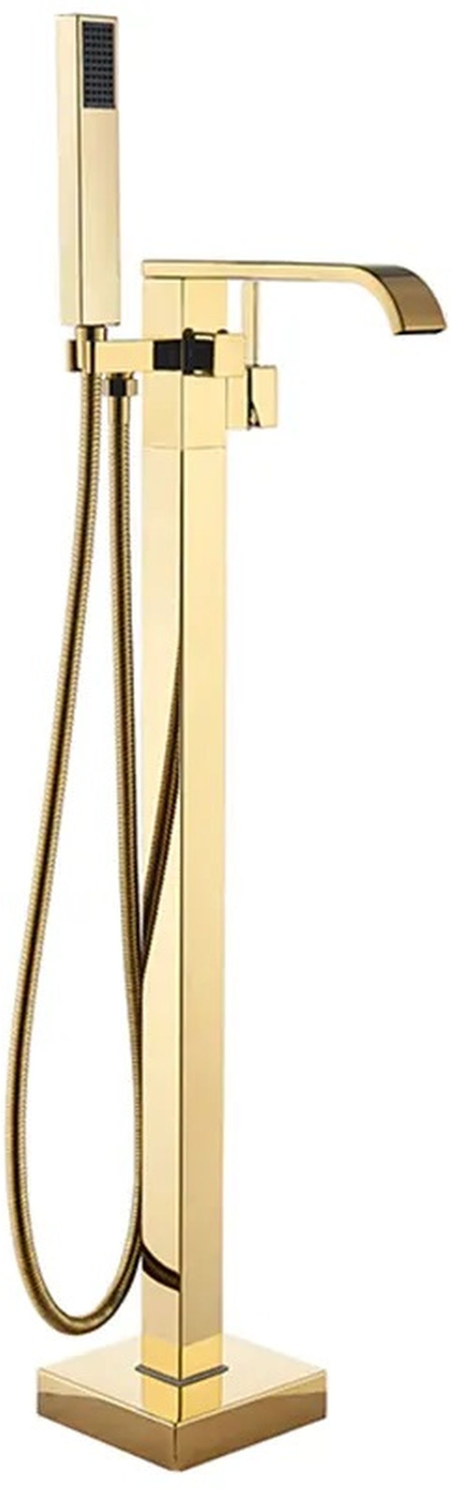 Darmowa Dostawa - Bateria wannowo-prysznicowa wolnostojąca złoty Rea Carat REAB5231