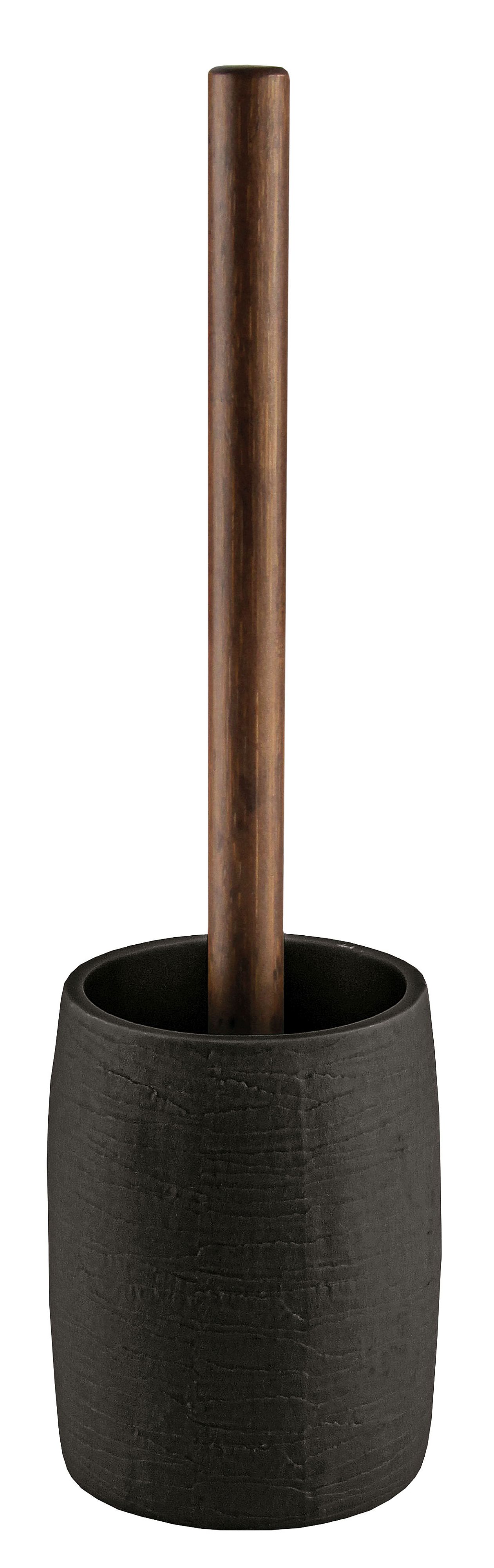 Darmowa Dostawa - Szczotka toaletowa stojąca czarna-brązowa Kleine Wolke Harper 8694926856