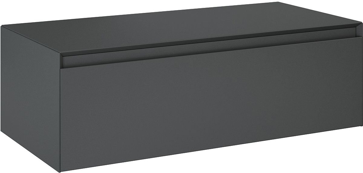 Darmowa Dostawa - Szafka z blatem 100x45.8x31.9 cm boczna wisząca antracyt Elita Split Slim RE081004056010
