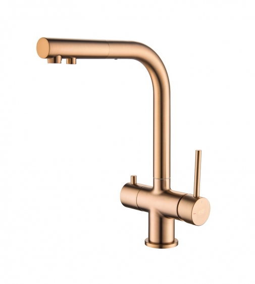 Darmowa Dostawa - Bateria kuchenna stojąca miedź Blue Water Apala 5901730617726