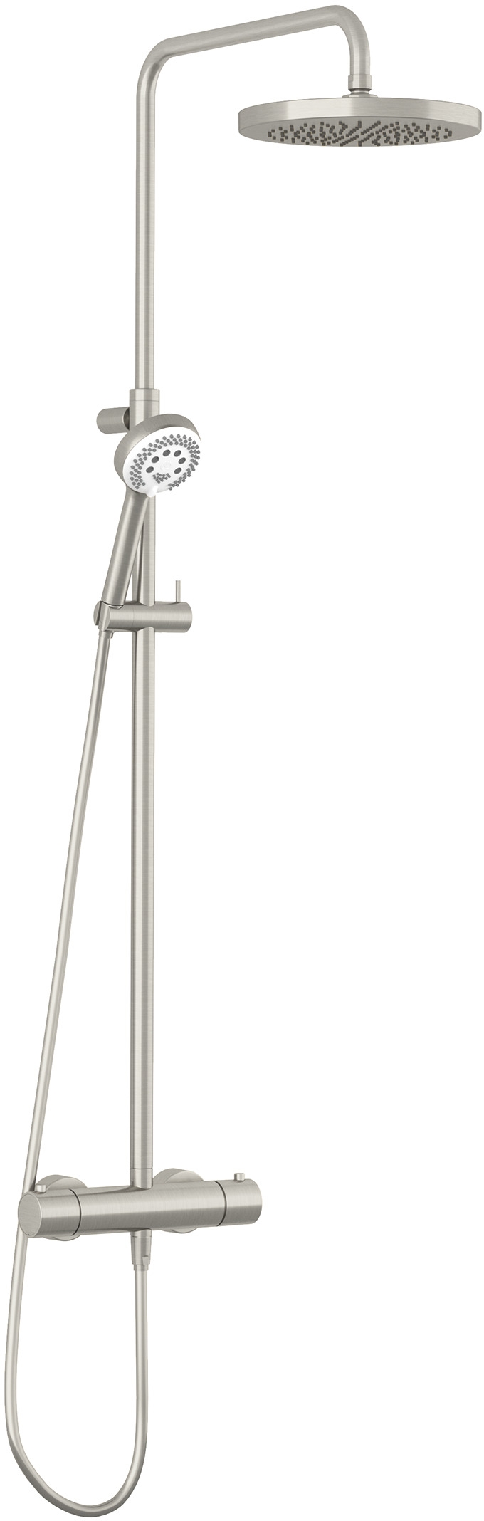 Darmowa Dostawa - Zestaw prysznicowy ścienny termostatyczny z deszczownicą Kludi Logo Neo 68082N500