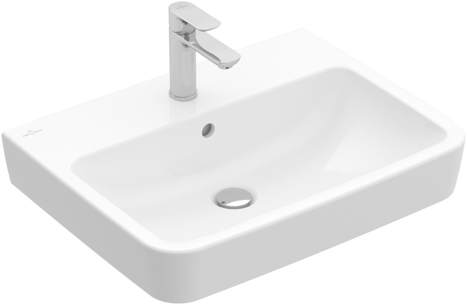 Darmowa Dostawa - Umywalka 65x46 cm prostokątna wpuszczana biała Villeroy & Boch O.Novo 4A41KGR1