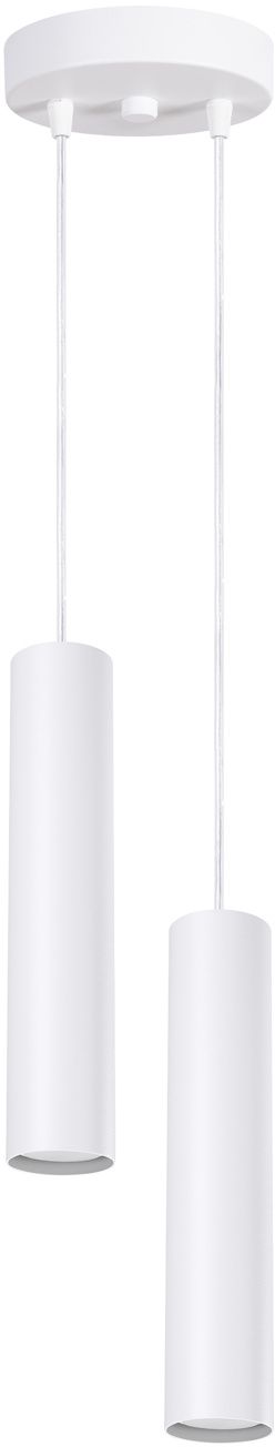 Darmowa Dostawa - Lampa wisząca 2x10 W biała Sollux Lighting Lagos SL1868
