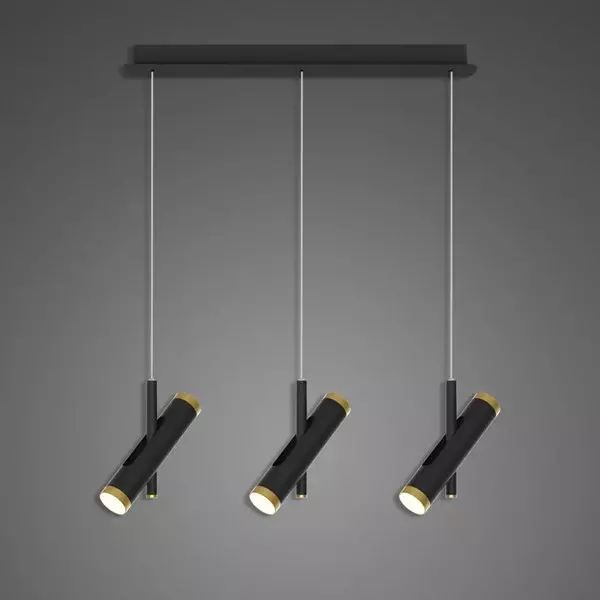 Darmowa Dostawa - Lampa wisząca 6x3 W czarna Altavola Design Lunette LA062CL3black