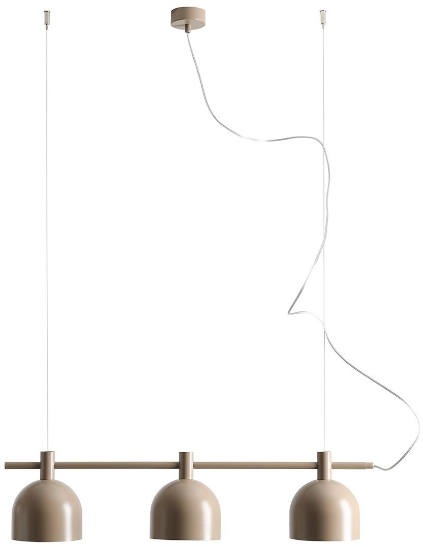 Darmowa Dostawa - Lampa wisząca 3x15 W beżowa Aldex Beryl 976E17