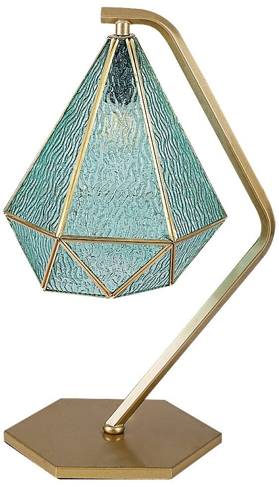 Darmowa Dostawa - Lampa stołowa 1x40 W złota-niebieska Rabalux Norah 74200