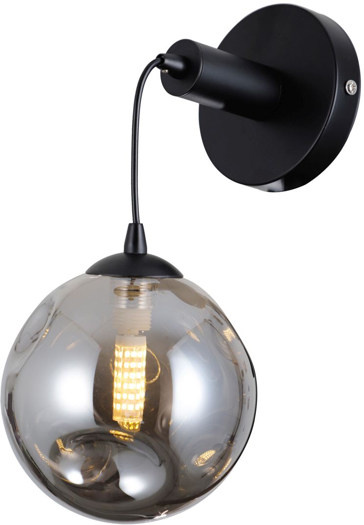 Darmowa Dostawa - Kinkiet 1x5 W czarny Italux Perlos WL544561ABKSMG