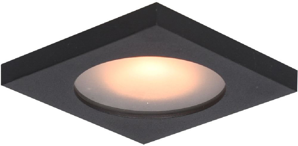 Darmowa Dostawa - Lampa do zabudowy 1x10 W czarna Italux Antiola DL26385SGU10BK