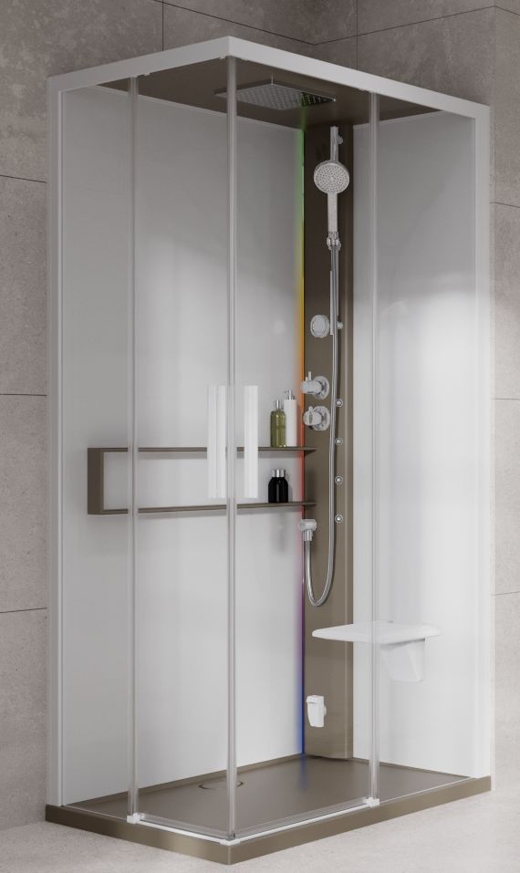 Darmowa Dostawa - Kabina z hydromasażem Novellini Glax G22A100T51TU