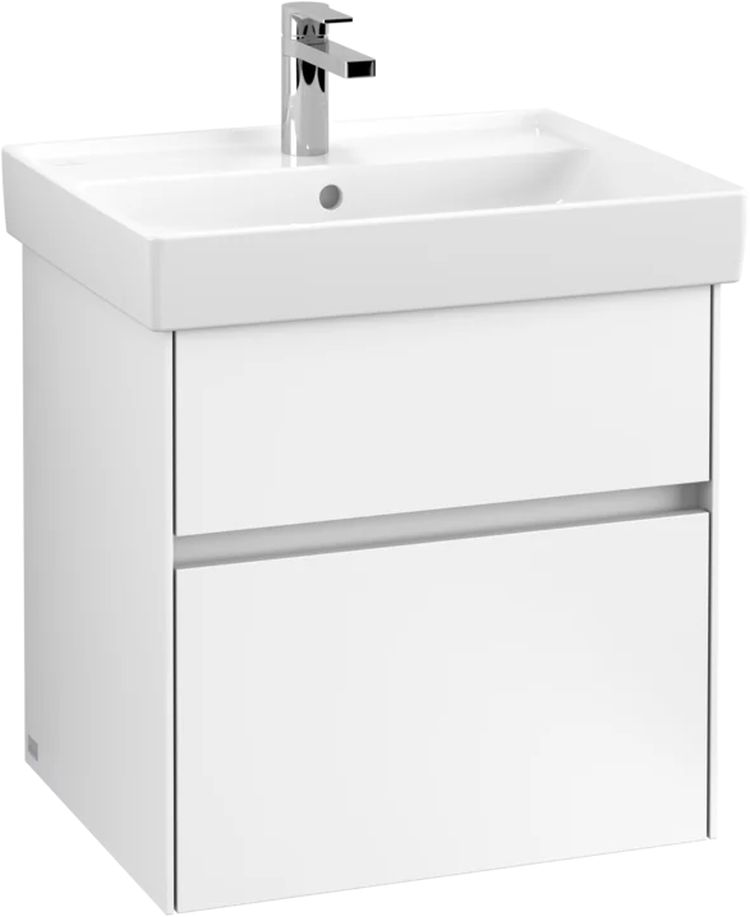 Darmowa Dostawa - Szafka 55.4x44.4x54.6 cm podumywalkowa wisząca biała Villeroy & Boch Collaro C00800MS