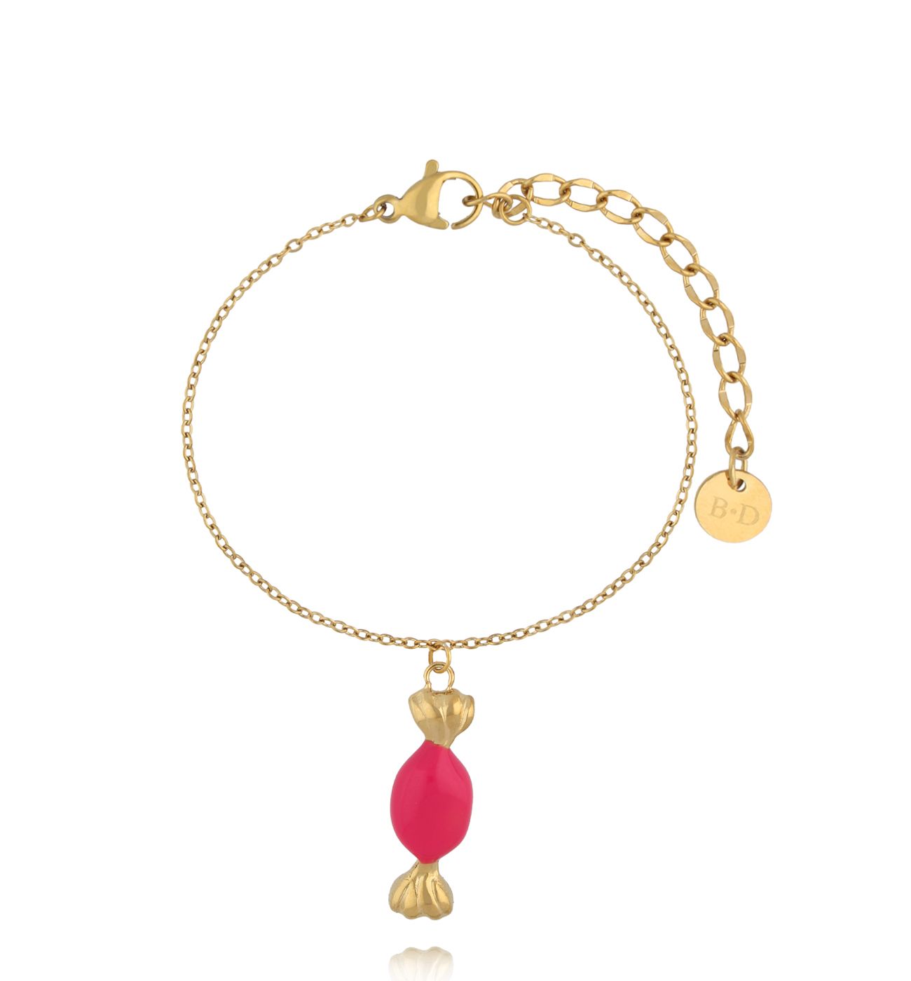 Bransoletka dla dziewczynki z zawieszką cukierka BSY0563 - By Dziubeka