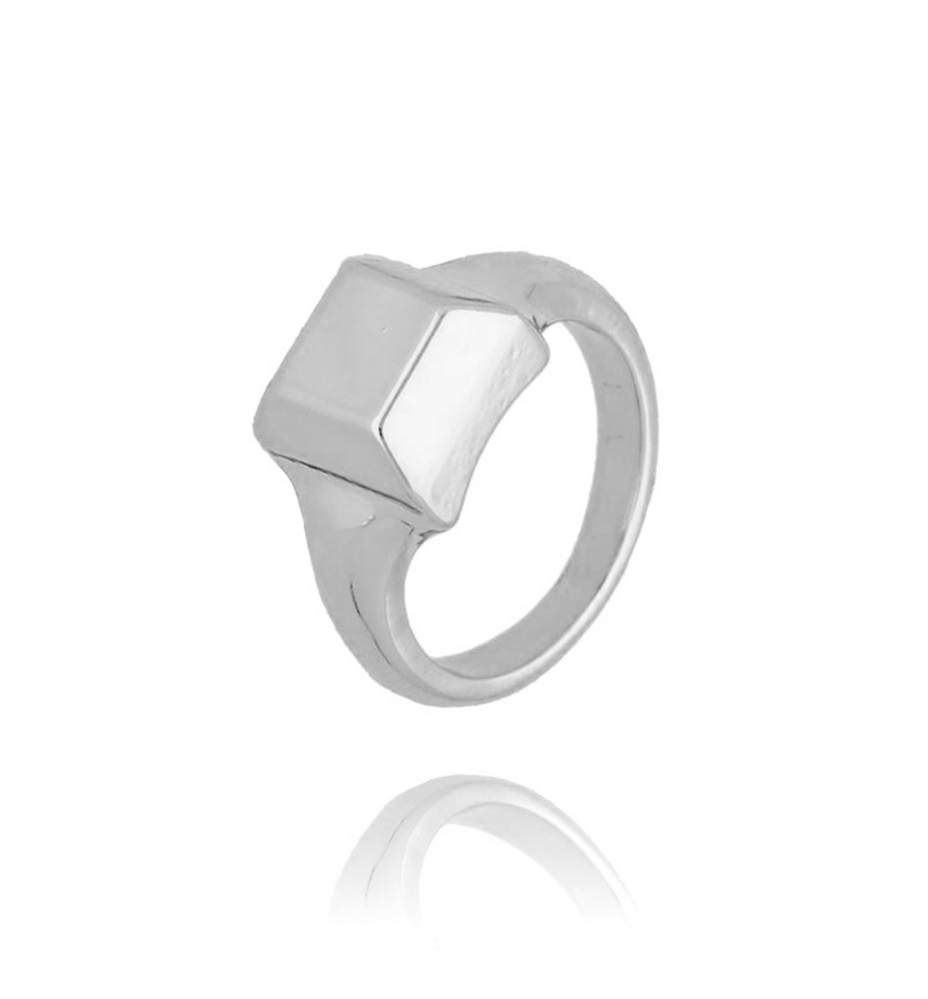 Pierścionek srebrny sygnet PRG0170