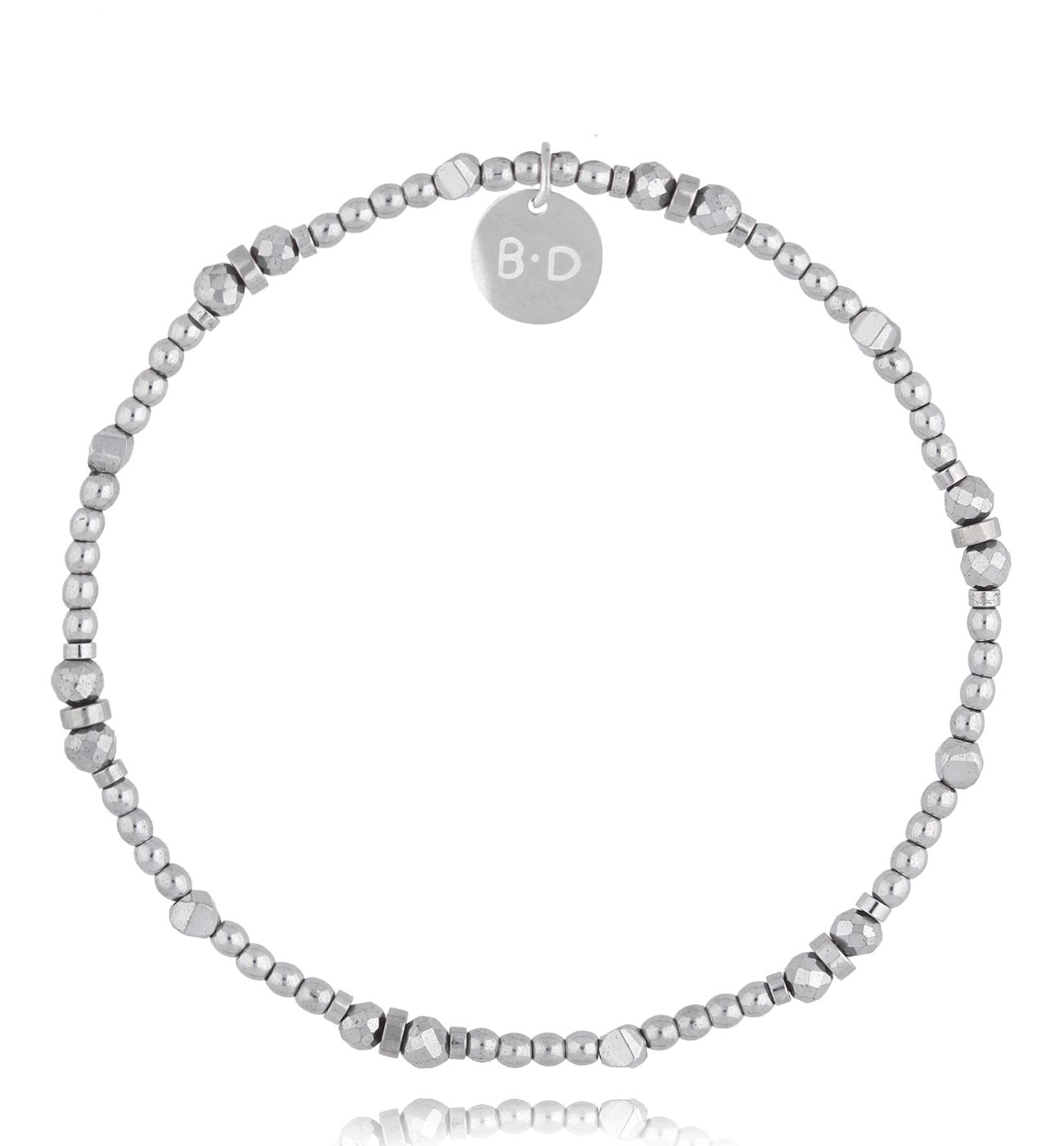 Bransoletka z hematytami - By Dziubeka