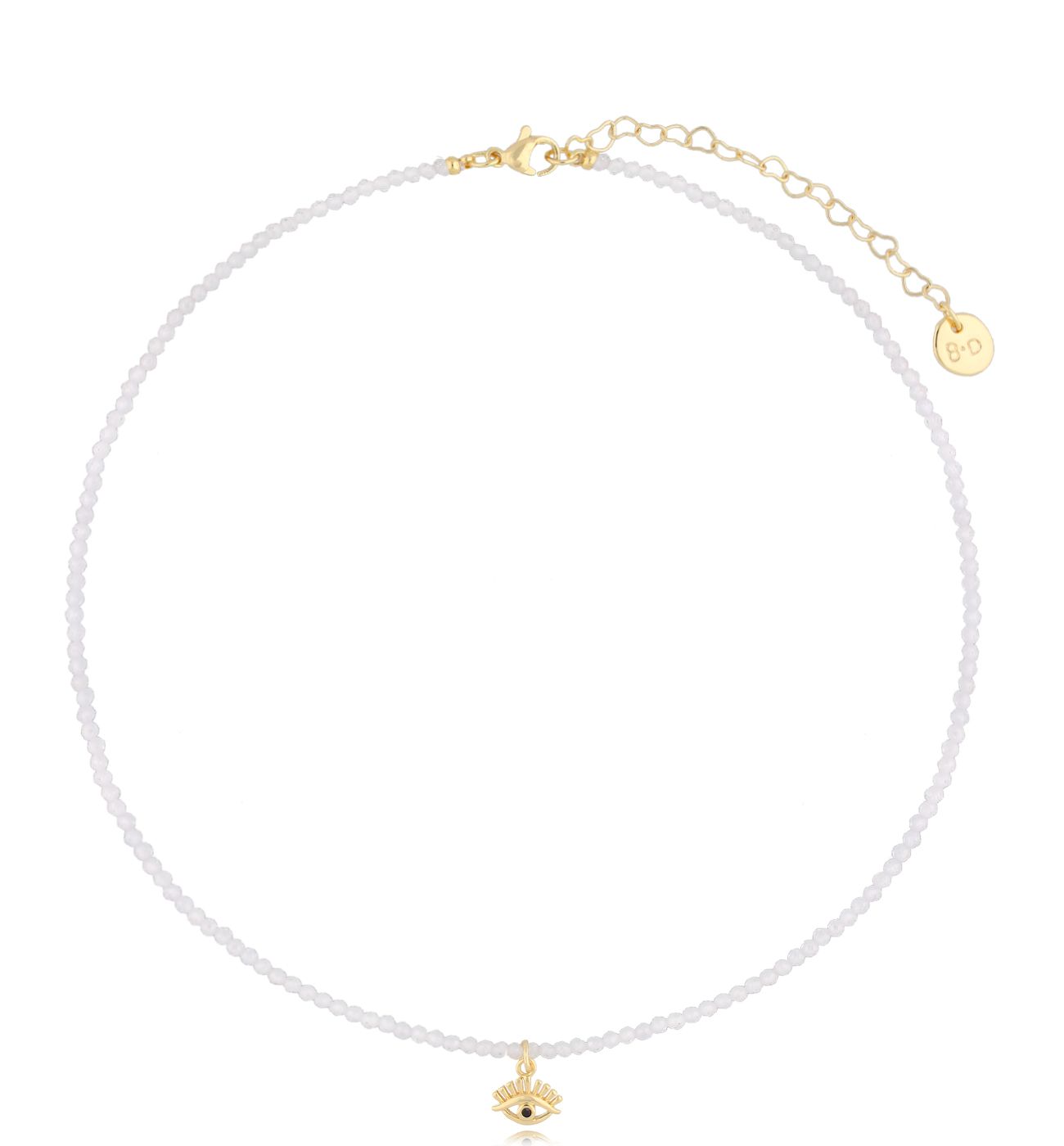 Naszyjnik z cyrkoniami i okiem Lifestyle NTW1101