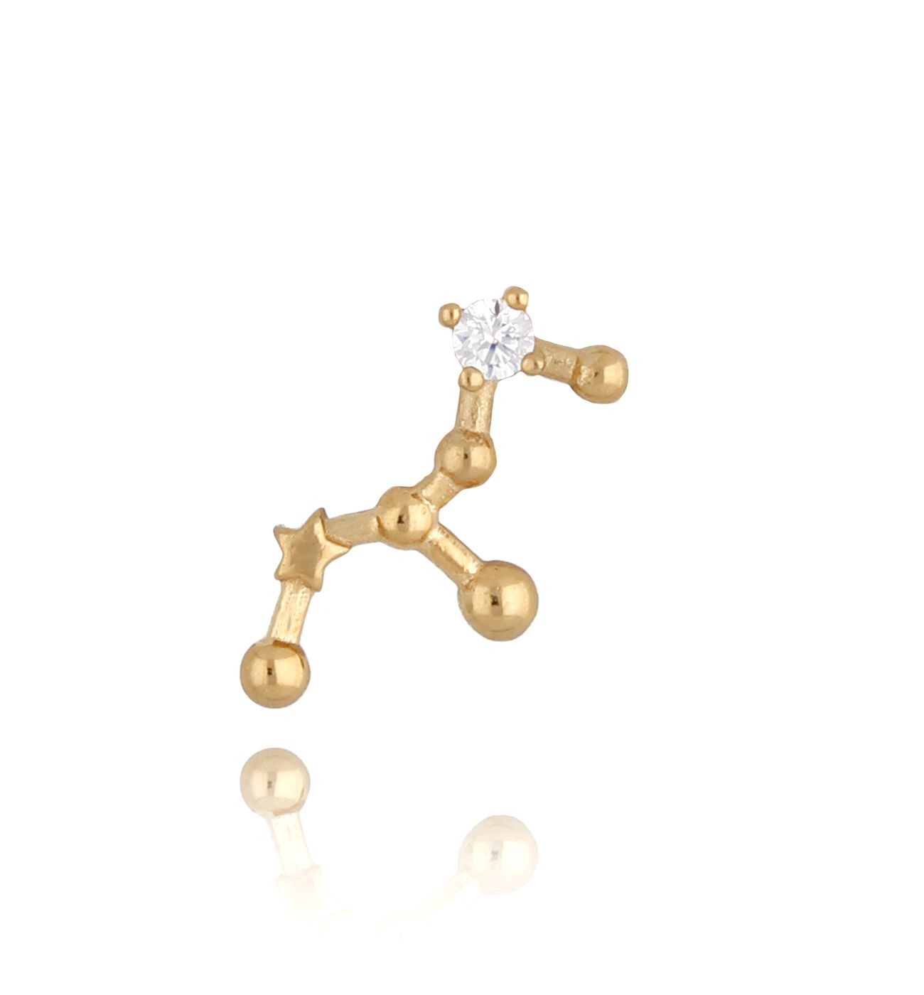 Kolczyk z konstelacją Panna KCON0006