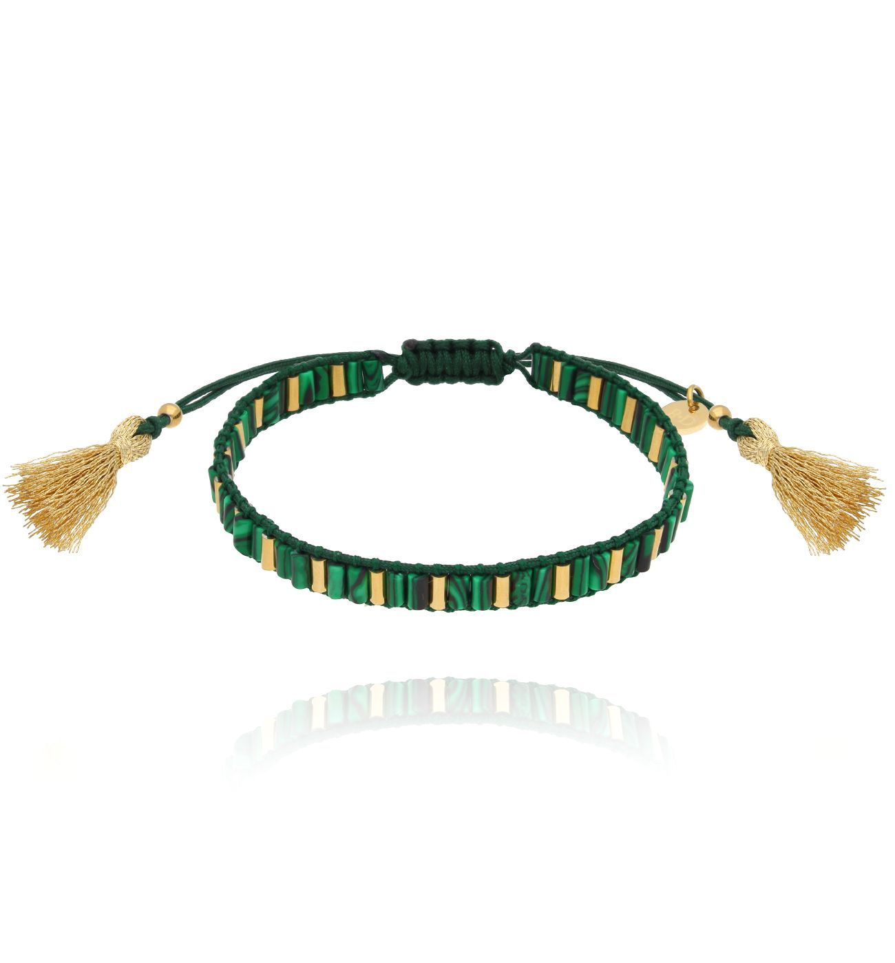 Bransoletka z malachitami Mima BSC1439
