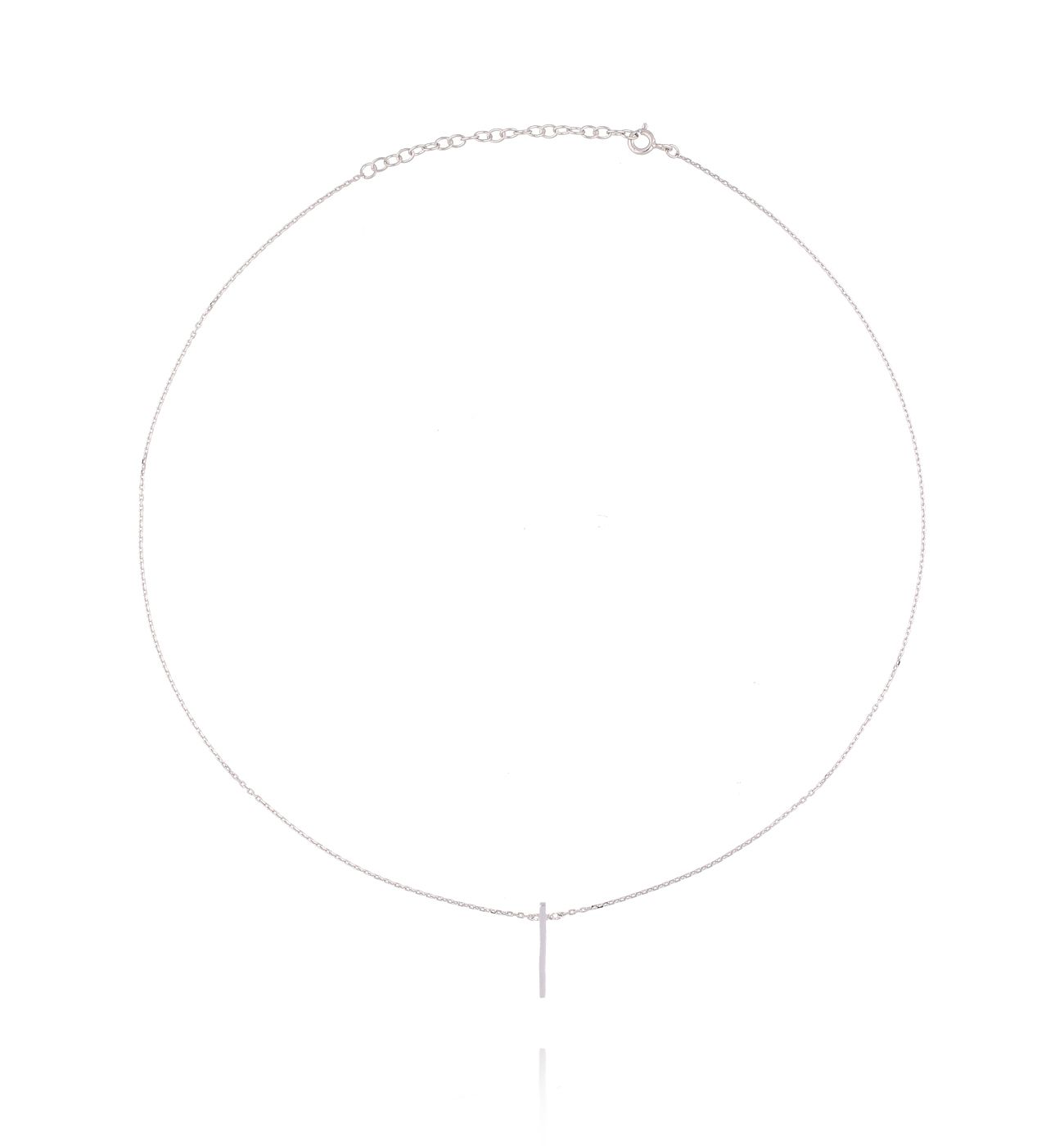 Naszyjnik srebrny z patyczkiem - By Dziubeka