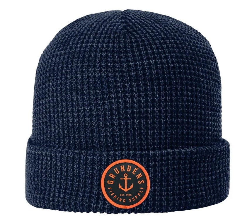 Grundens Czapka Zimowa Waffle Beanie Navy