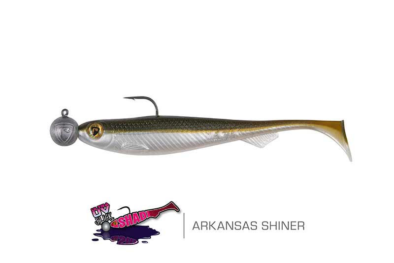 Fox Rage Guma Loaded Slick Shad 13cm UV Arkansas Shiner