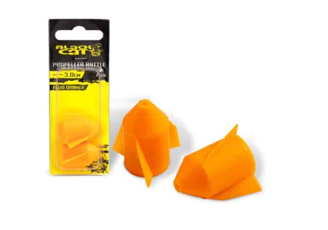 Black Cat Grzechotka Proppeler Rattles 3cm Fluo Orange