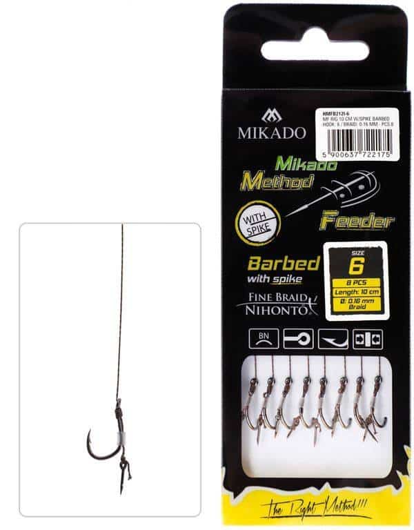 Mikado Przypon Method Feeder z igłą nr 6