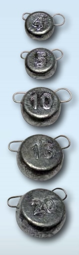 Behr Ciężarki Ołów Płaski Do Czeburaszki 7g 7sztuk