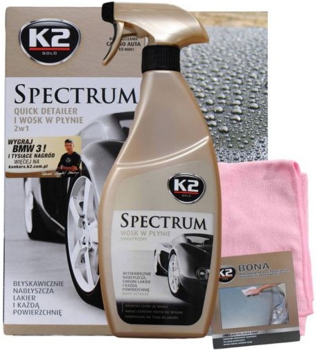 K2 SPECTRUM WOSK QUICK DETAILER + MIKROFIBRA 700ML - Petrostar