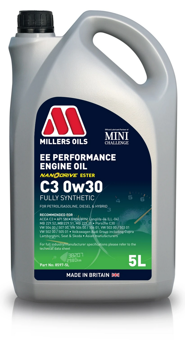 MILLERS EE PERFORMANCE C3 0W30 5L - Petrostar