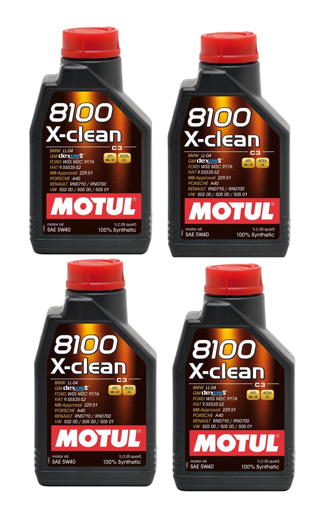 MOTUL 8100 X-CLEAN C3 5W40 4L - Petrostar