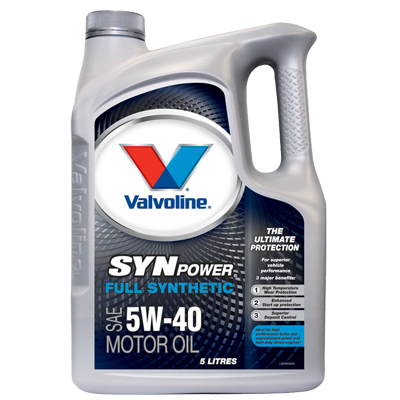 VALVOLINE SYNPOWER 5W40 4L - Petrostar