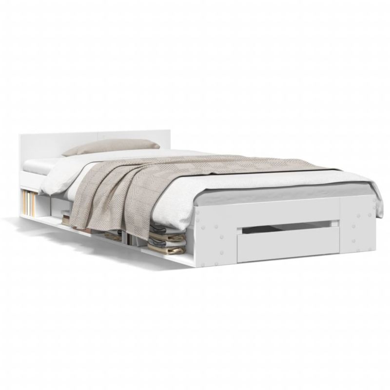 Łóżko drewniane WaszeMeble 100x200 cm biała WM-3280790 1 szt.