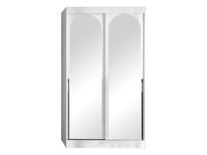 Szafa przesuwna MIRJAN 24 Modin 120 biały + czarny 1 szt.