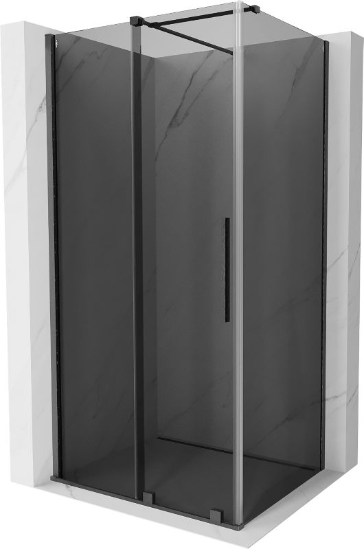 Kabina prysznicowa Mexen Velar rozsuwana 90 x 85 cm grafit gun gray szczotkowany 1 szt.