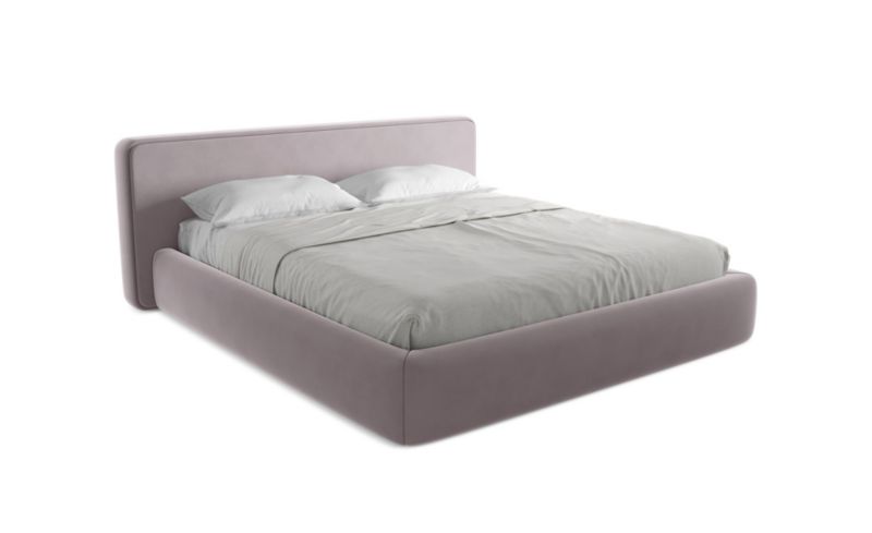 Łóżko LaMiaSofa Kiana z weluru 180x200 lawendowy 1 szt.