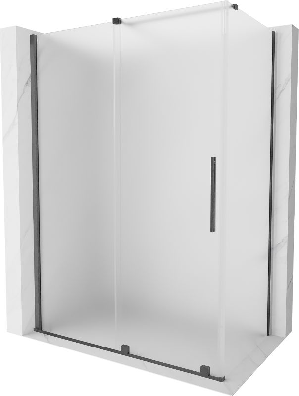 Kabina prysznicowa Mexen Velar rozsuwana 130 x 70 cm szron gun gray szczotkowany 1 szt.