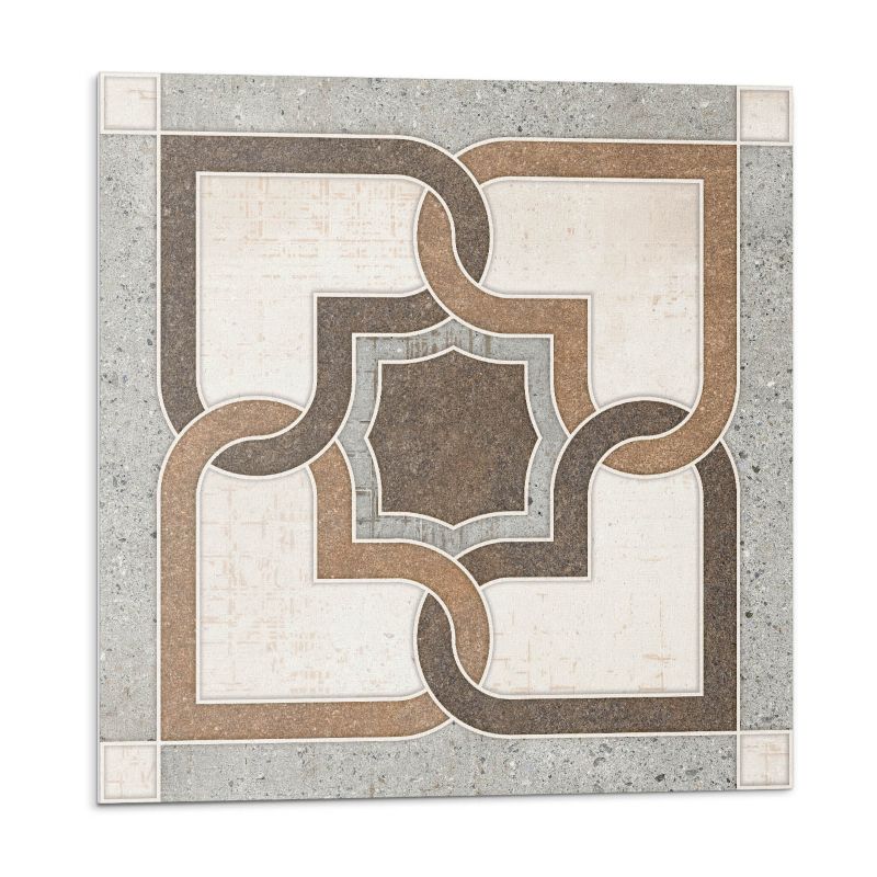 Kafelki samoprzylepne Wallfluent 20x20 cm Stylowe geometrie na kaflowym tle 20 szt.