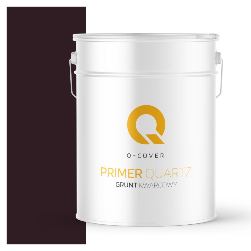Grunt Kwarcowy pod Tynk Dekoracyjny Q-Cover Ciemnobrązowy D825 15KG