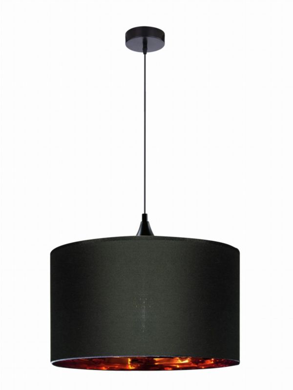 Lampa sufitowa wisząca Candellux Long 3952 czarno-złota szerokość 30 cm 1xE27 x 60W 1 szt.