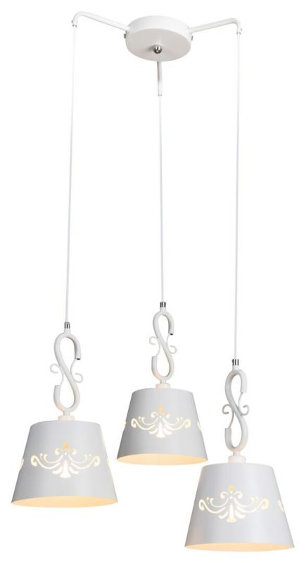 Lampa wisząca Rabalux Anna biała wym: 108 x 50 x 50 cm 3xE14 x 40W 1 szt.