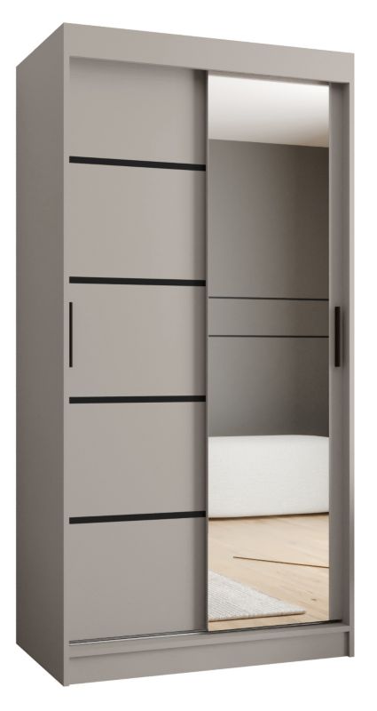 Szafa przesuwna Abiks RUBINO V2 100 kaszmir 1szt.