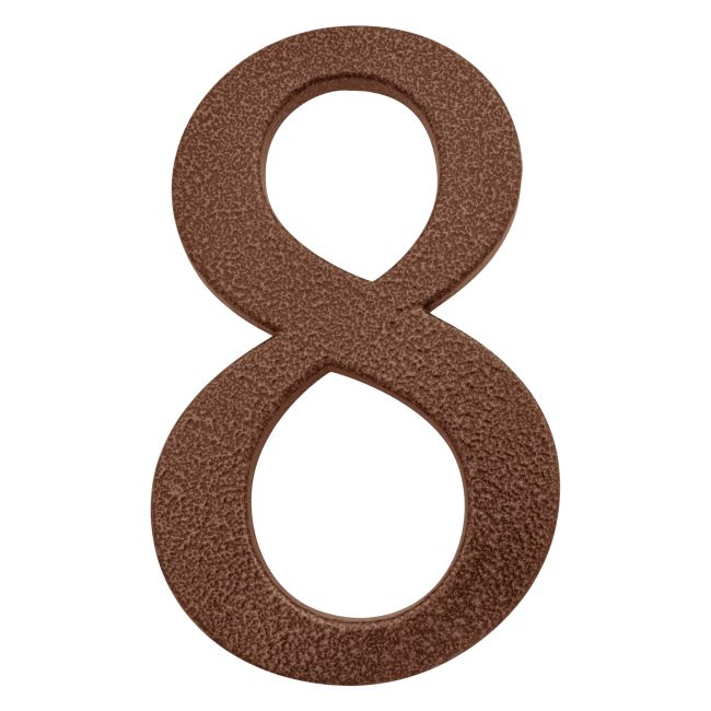 Cyfra 8 Stahl 190 mm aluminium złoty brąz