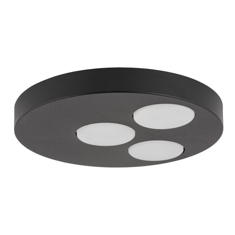 Oprawa sufitowa spot Sigma Lighting Bros czarny 3 x GX53 x IP20 wym: 3 x 26 x 20 cm - 1 szt.