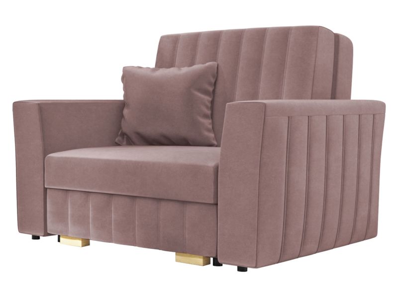 Kanapa rozkładana MIRJAN 24 Viva Glam I brudny róż 1 szt.