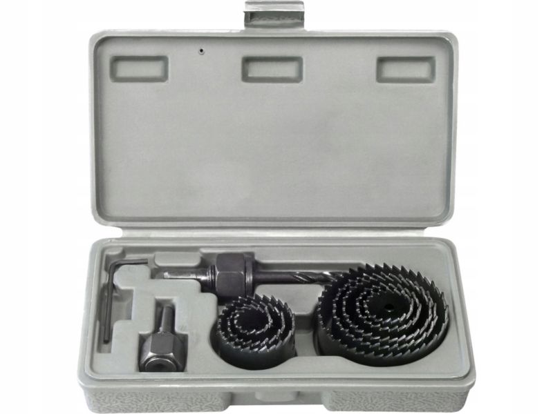 Zestaw otwornic Extol Craft do drewna i płyt MDF 19-64 mm 11 elementów 1 szt