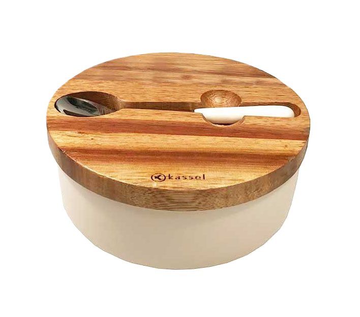 Cukiernica Kassel porcelanowa z łyżeczką 93557 1szt