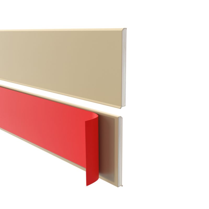 Listwa Przypodłogowa PVC PREMIUM 100 mm QUEST, Samoprzylepna Elastyczna Listwa Cokołowa FLEX, Beżowy 10 m